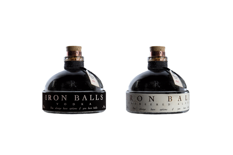 IRON BALLS GIN & VODKA "IRON BALLS PACK" 2 x 0,7 Liter - 40% VOL